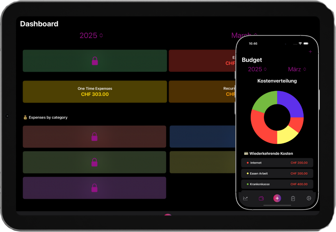 BudgetPlanning on multiple devices